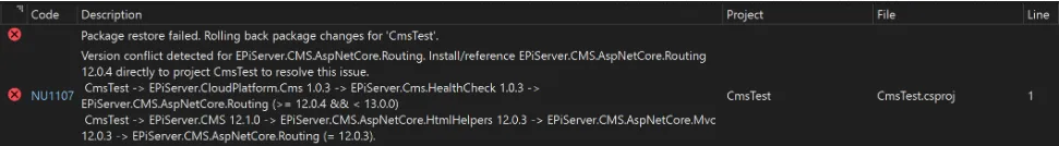 Install EPiServer.Framework 12.0.4 Install EPiServer.Framework 12.0.4