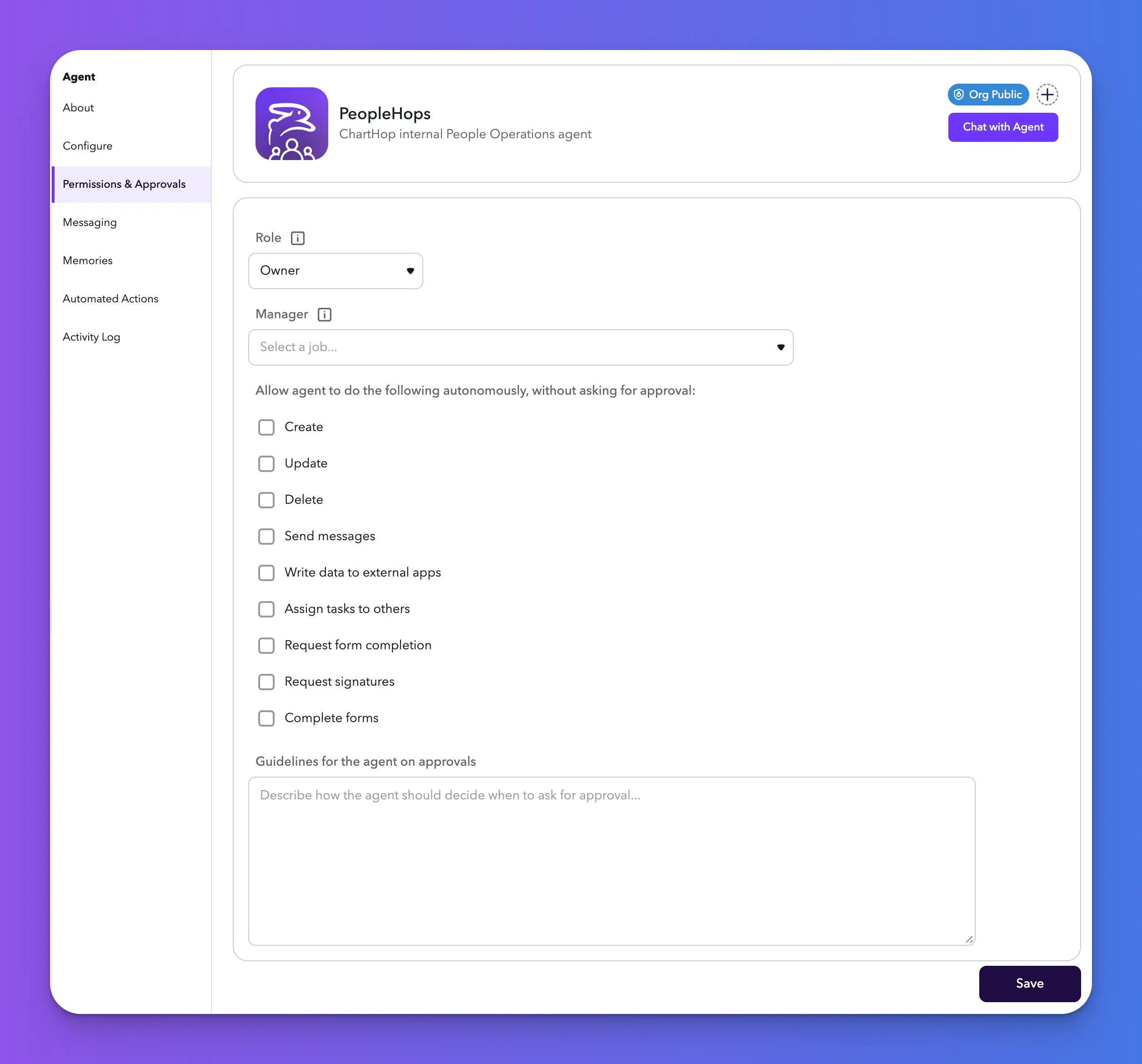 Permissions & Approvals
