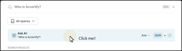 Click Ask AI! 