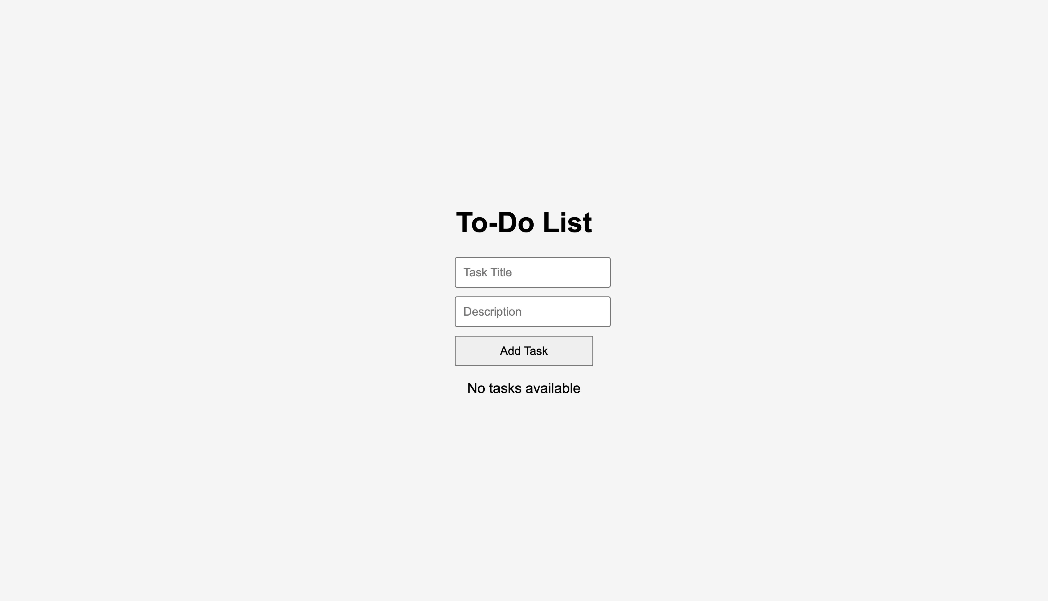 Aplicación de Lista de Tareas Aplicación de Lista de Tareas