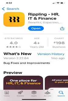 The Rippling Mobile App