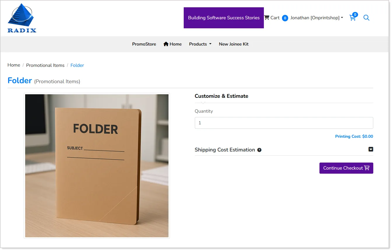 Large Image Display at Storefront
