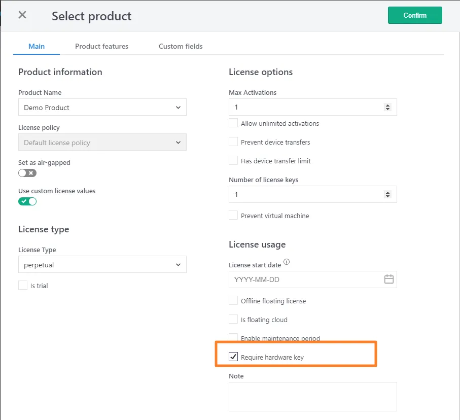 Hardware Key Licensing LicenseSpring Documentation