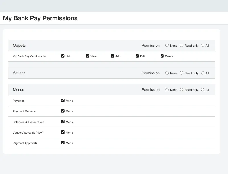 Add Payment Approvals
