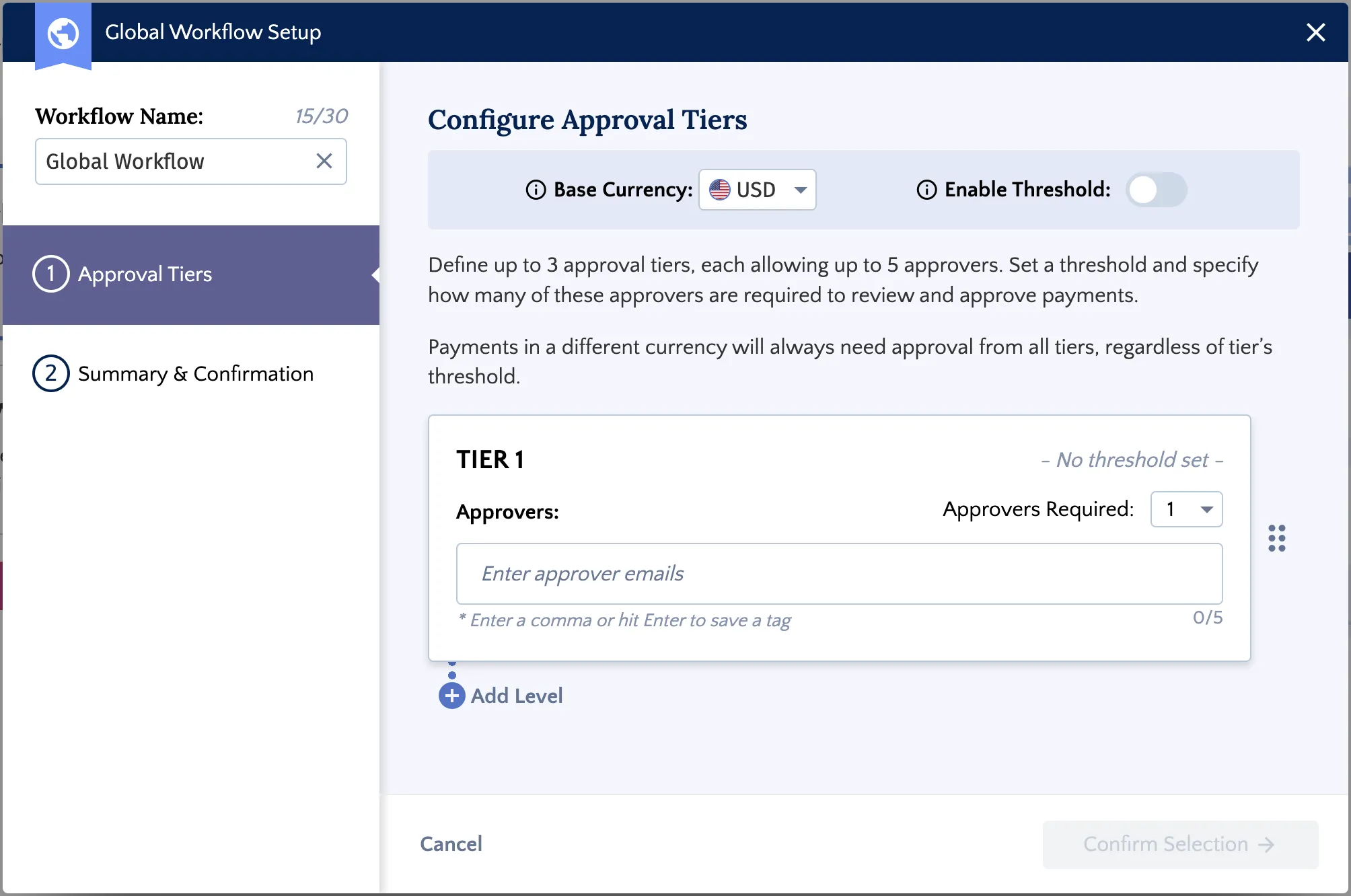 Add Workflow Name