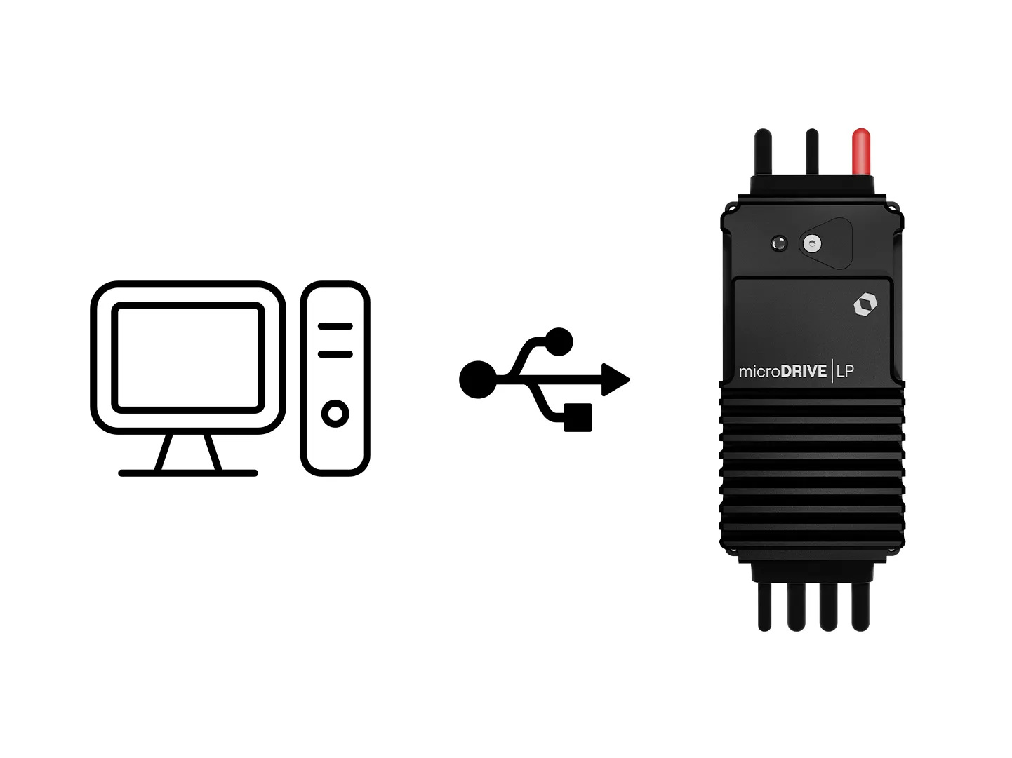 Connect your compatible ESC with a USB cable to your computer. Connect your compatible ESC with a USB cable to your computer.
