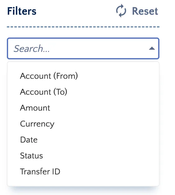 Select Show Filters