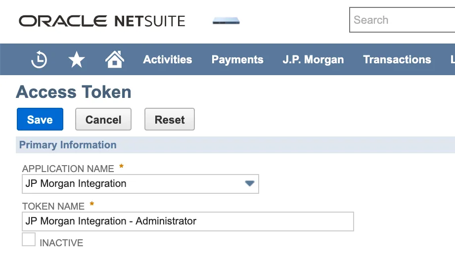 Save Access Token Save Access Token