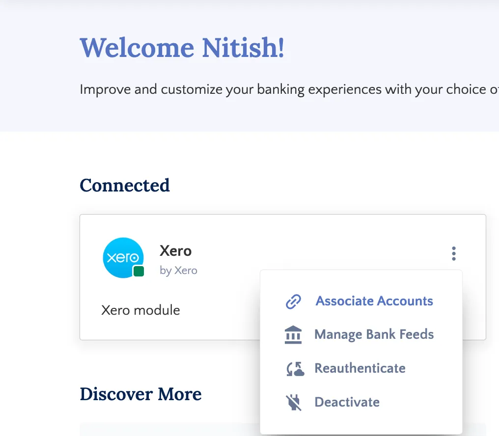 Select Associate Accounts