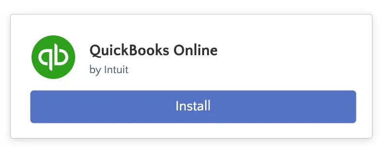 Hover and Select Install