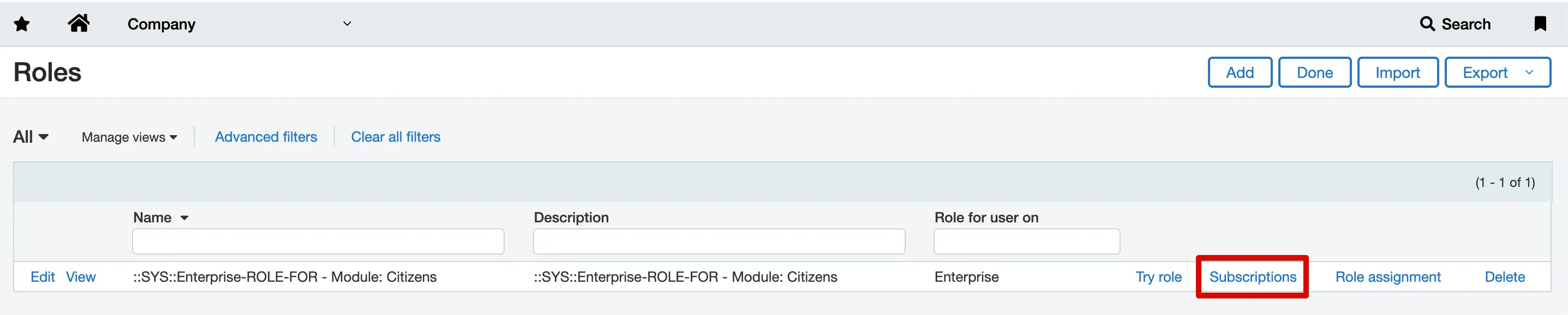 Select Subscriptions