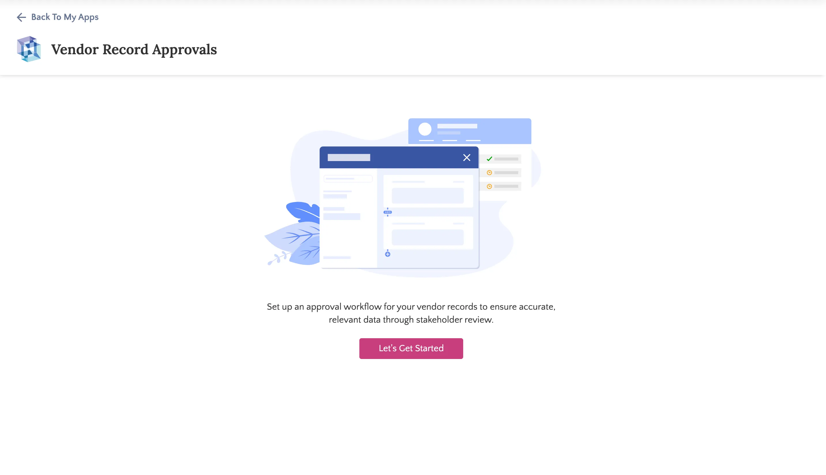 Click on Let's Get Started
