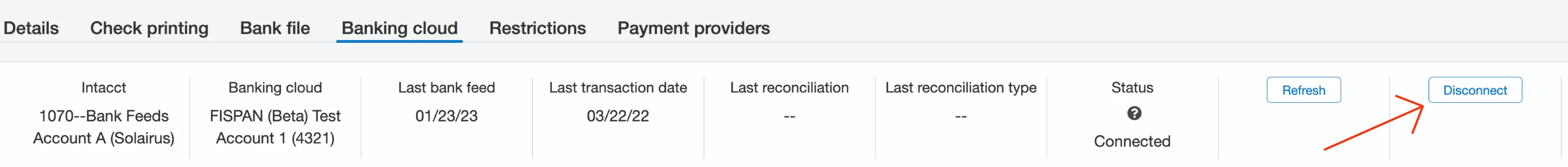 Disconnect Bank Feeds Account Disconnect Bank Feeds Account