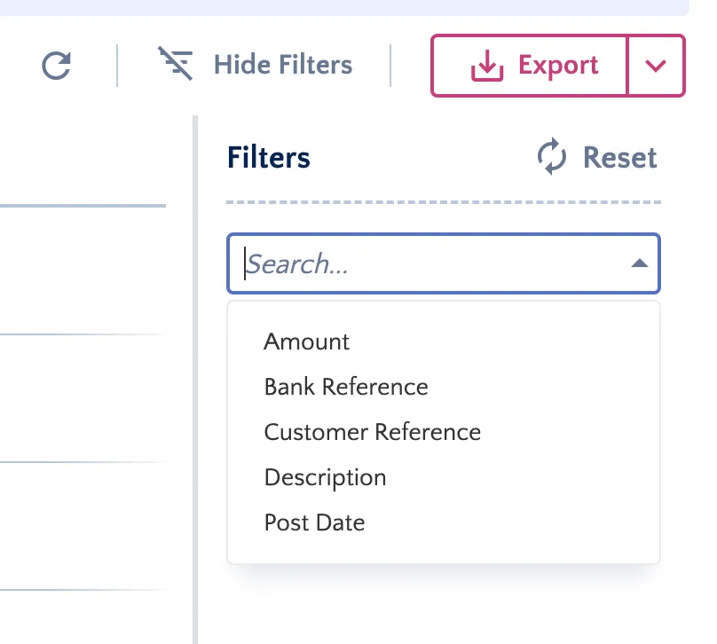 Search Filters