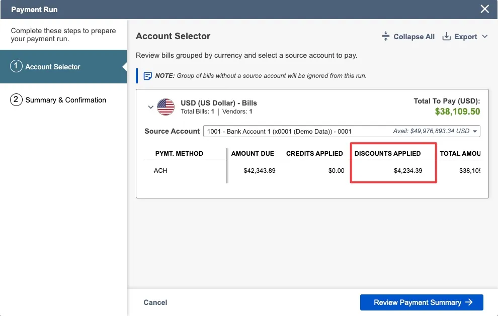Account Selector