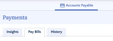 Select Pay Bills