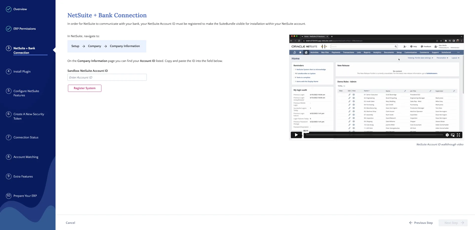 Click Register System