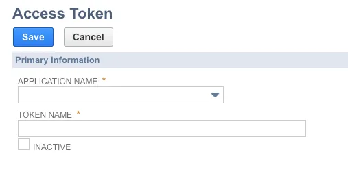Use Application Name Drop-down