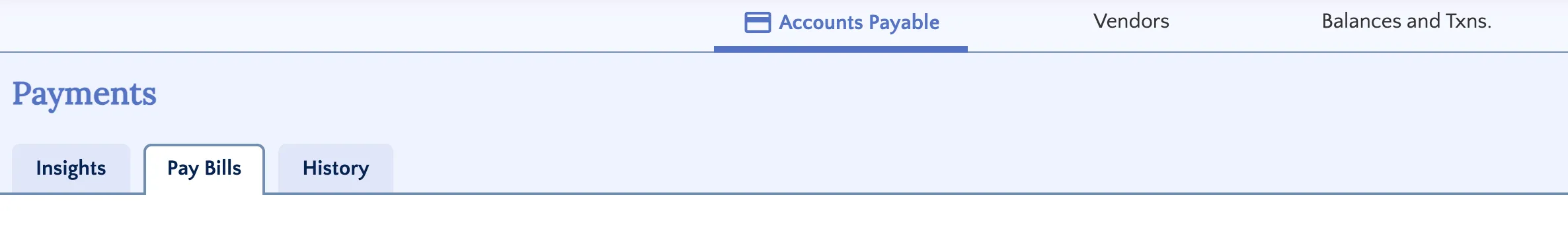 Select Pay Bills