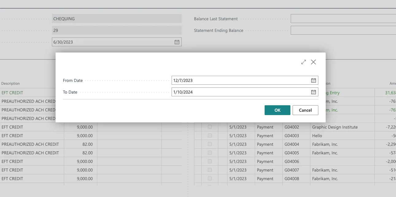 Select Up Until the Previous Day Select Up Until the Previous Day