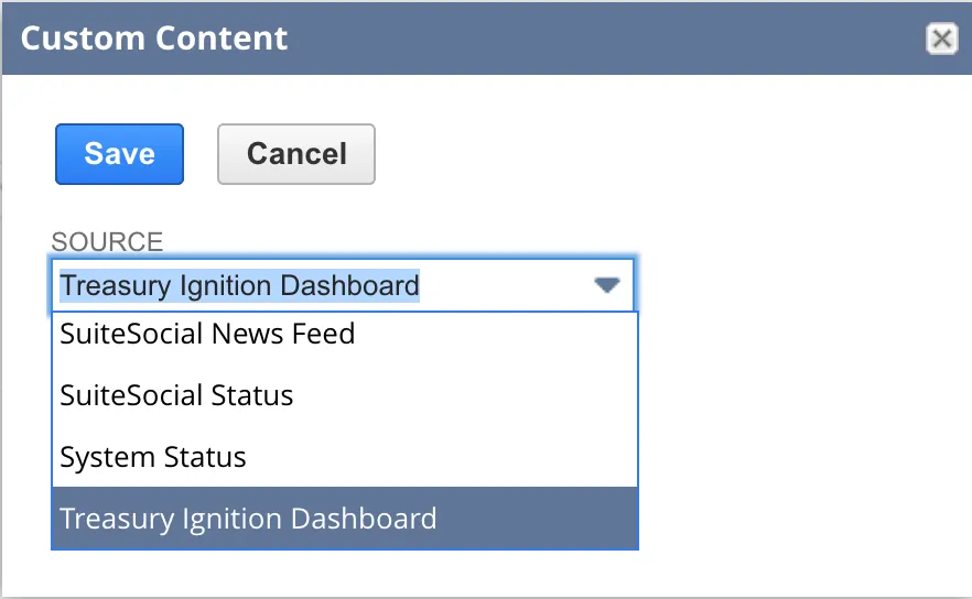 Select Dashboard Select Dashboard