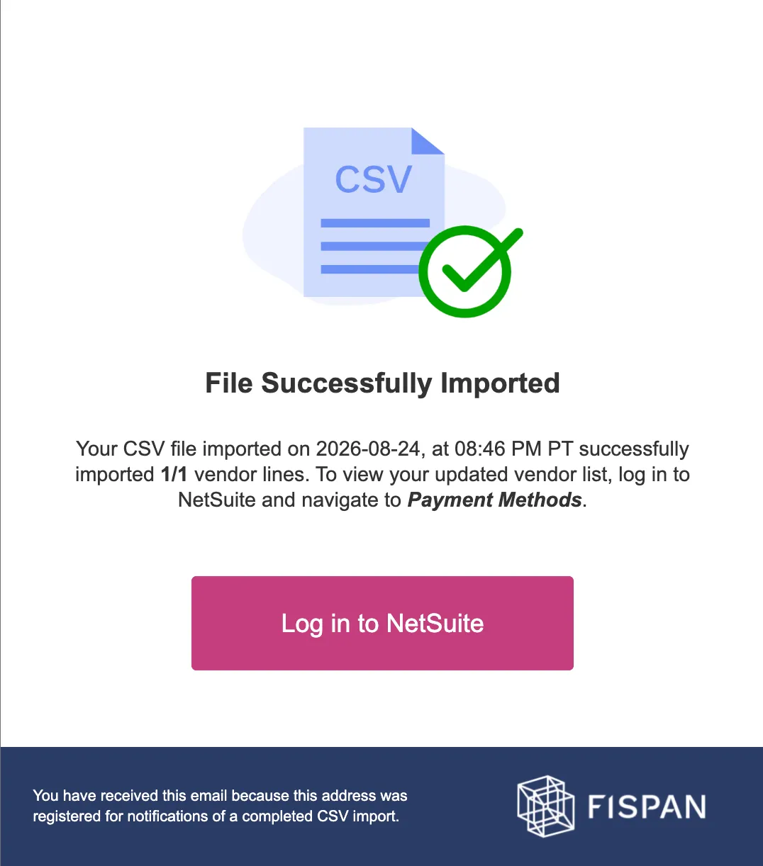 File Successfully Imported