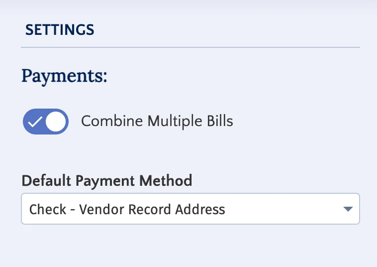 Set Default Payment Method