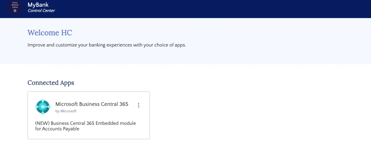 Select Microsoft Business Central 365