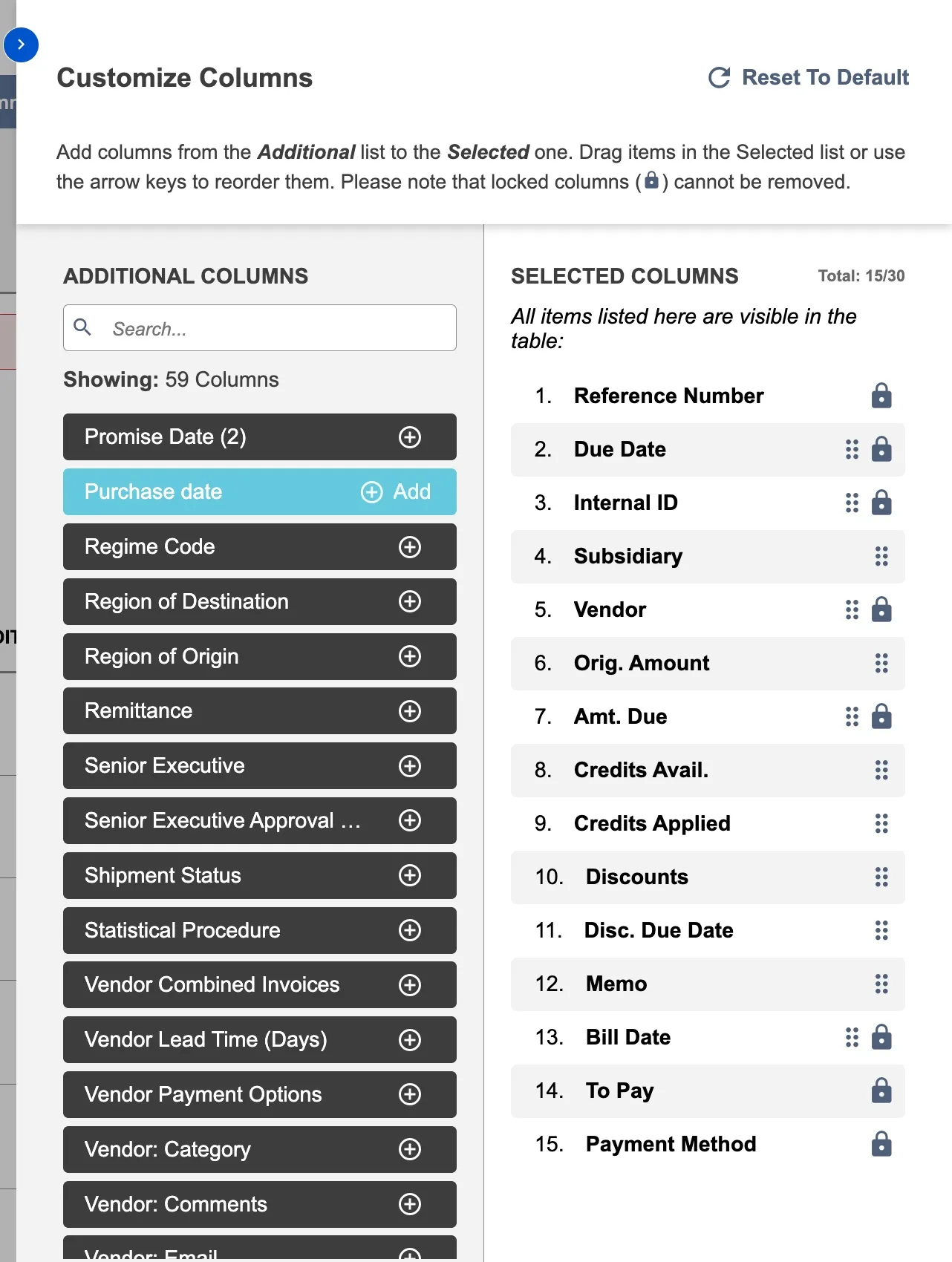 Adding Custom Column to the Panel