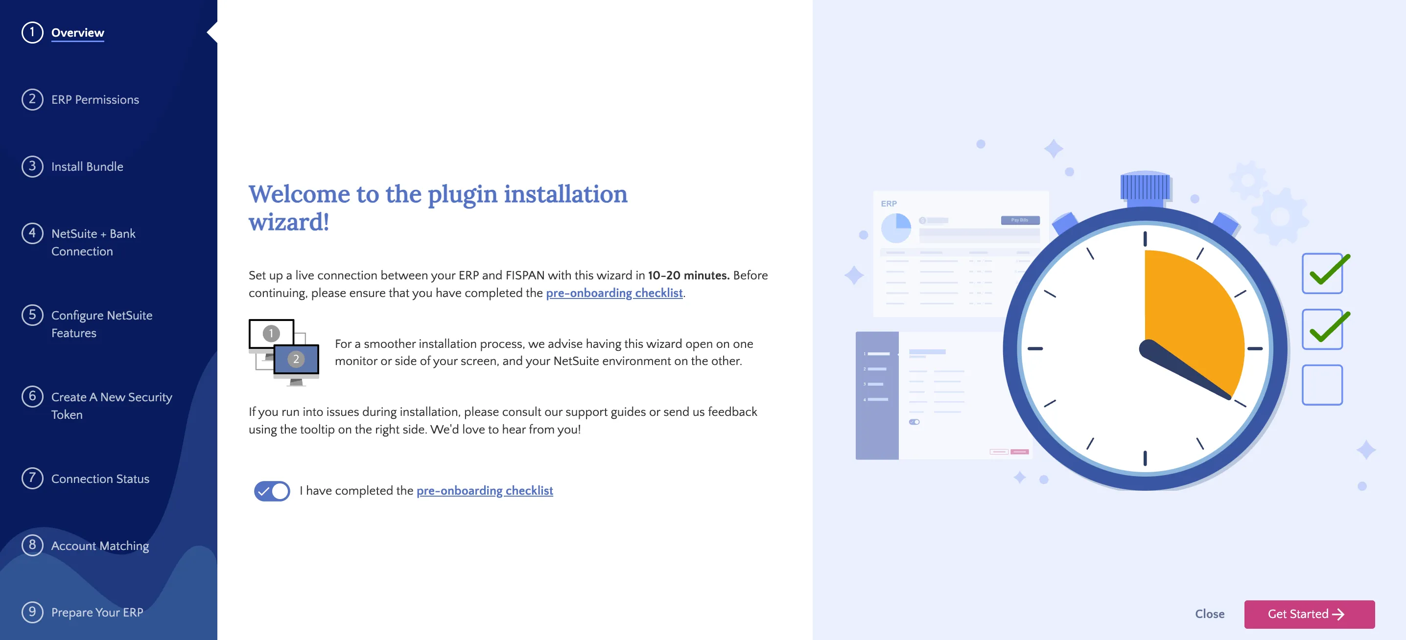 Welcome to the plugin installation wizard!