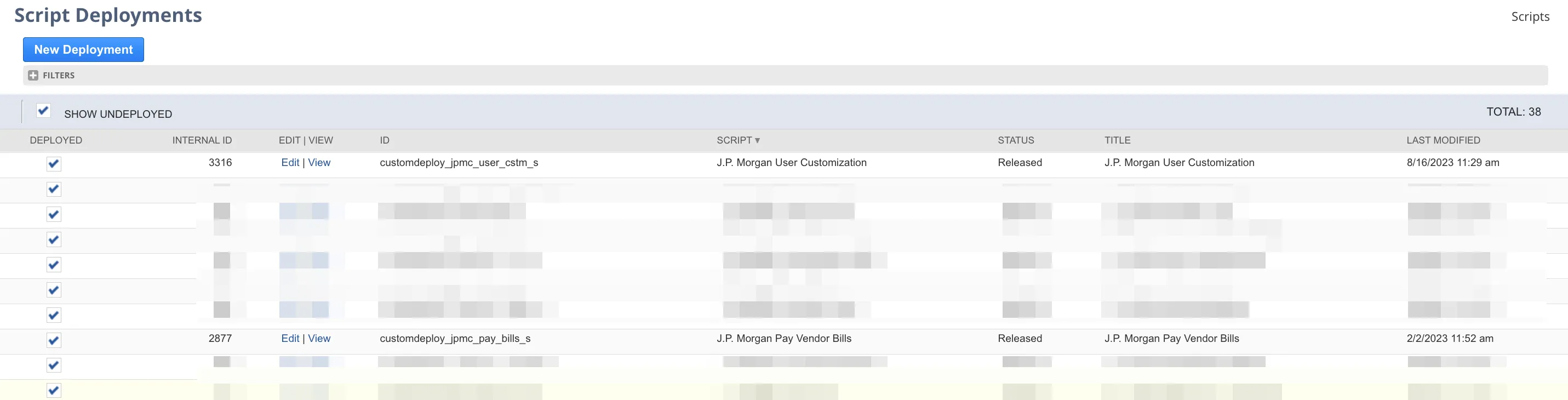 Pay Vendor Bills and User Customization Suitelets