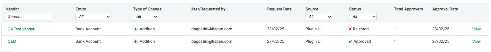 View History Records