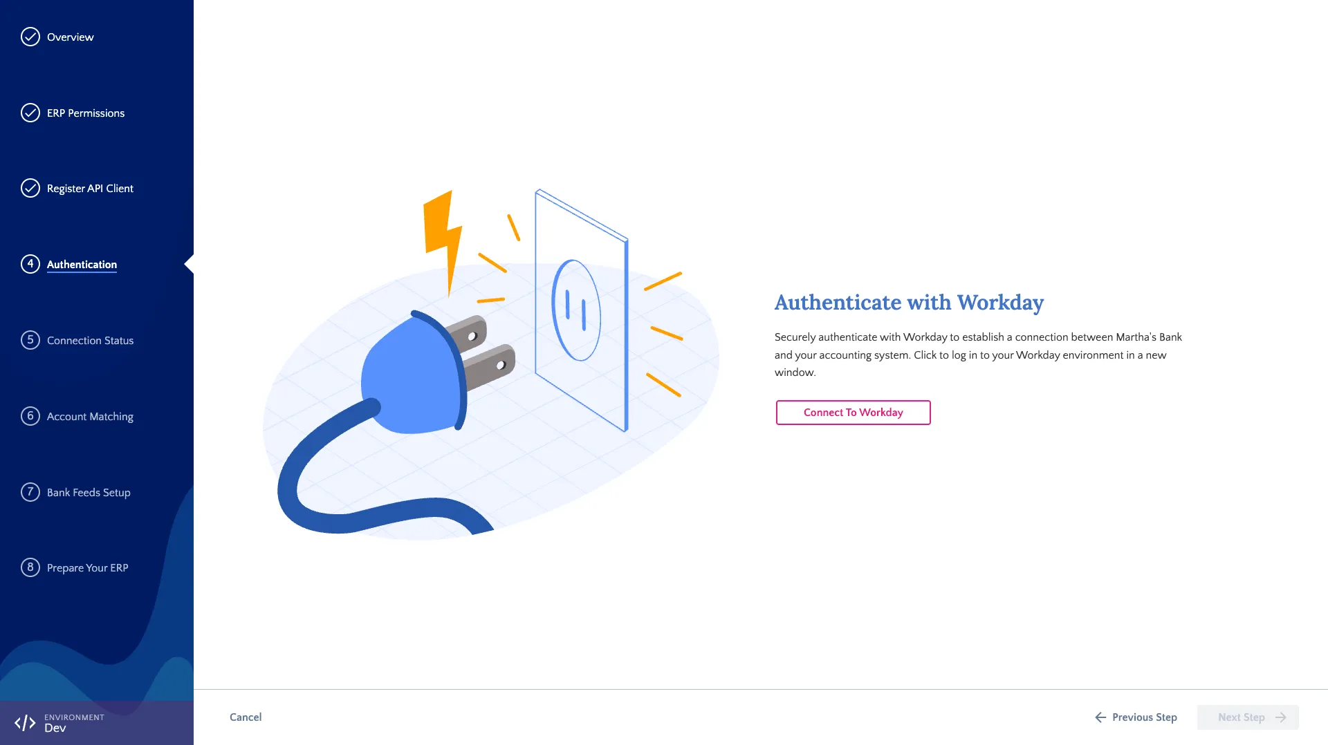 Authenticate with Workday will redirect you to your Workday environment.