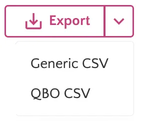 Click Export