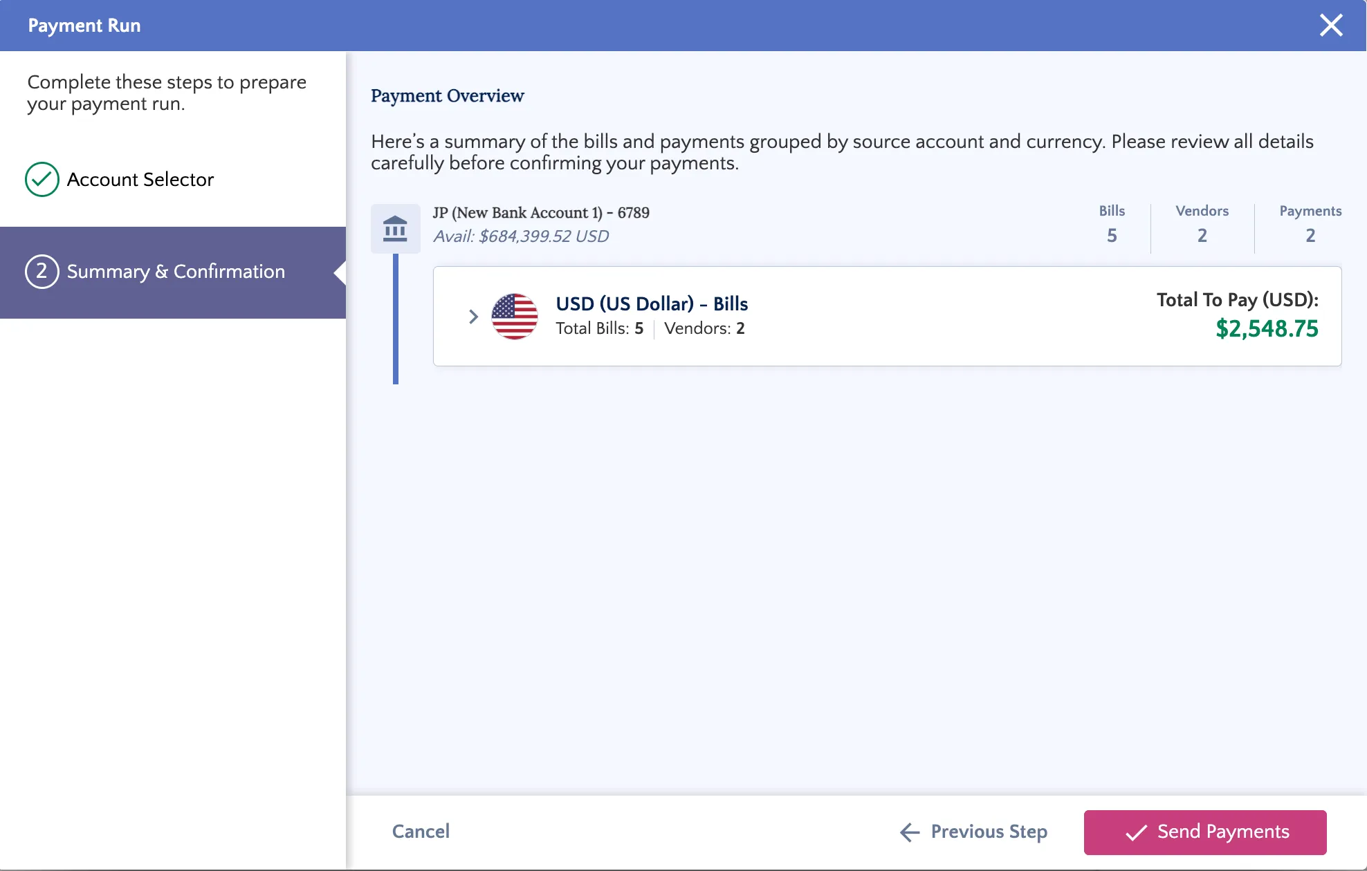 Click Send Payments