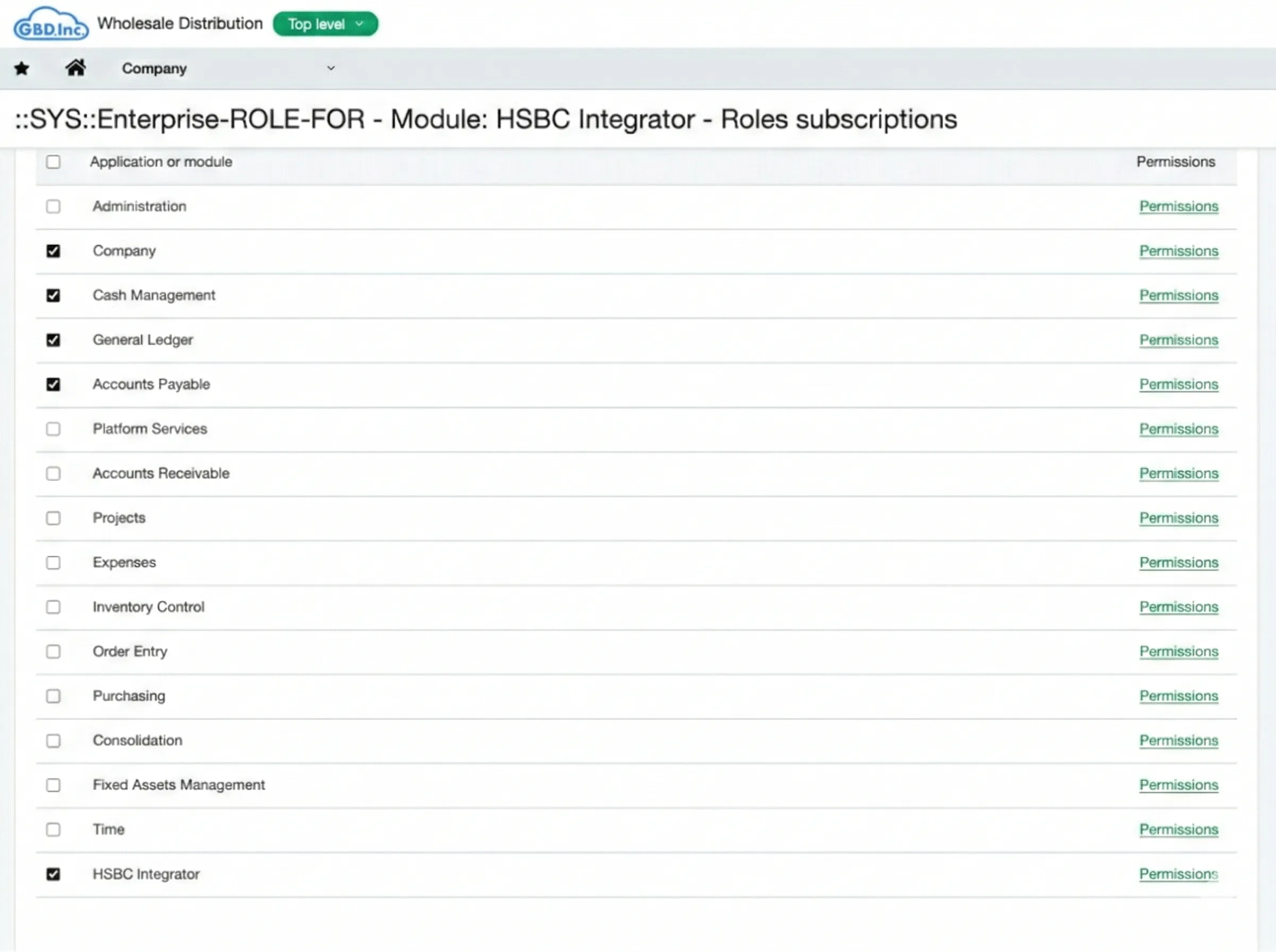 List of Sys Enterprise roles List of Sys Enterprise roles