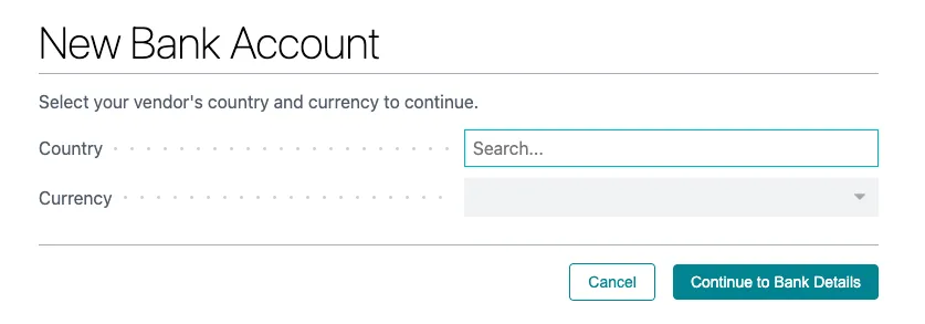 Select Country and Currency Select Country and Currency