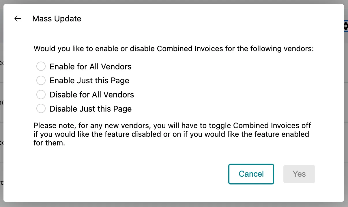 Select the Option Desired Select the Option Desired