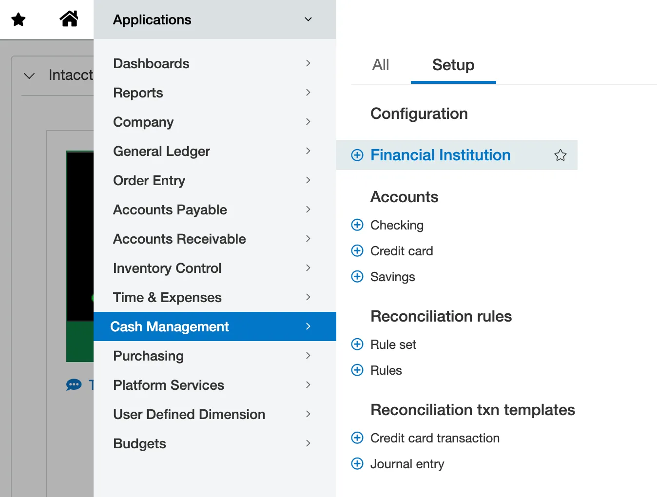 Set-up Financial Institution