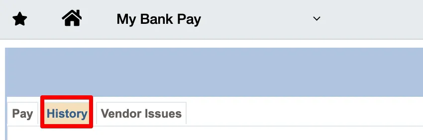 Check Payment History Check Payment History