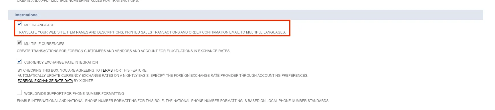Check Off Multilanguage