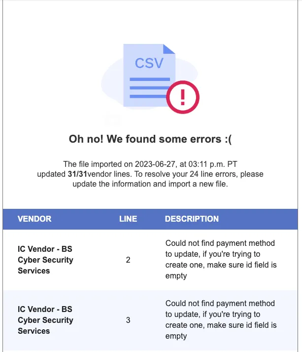File Was Not Imported