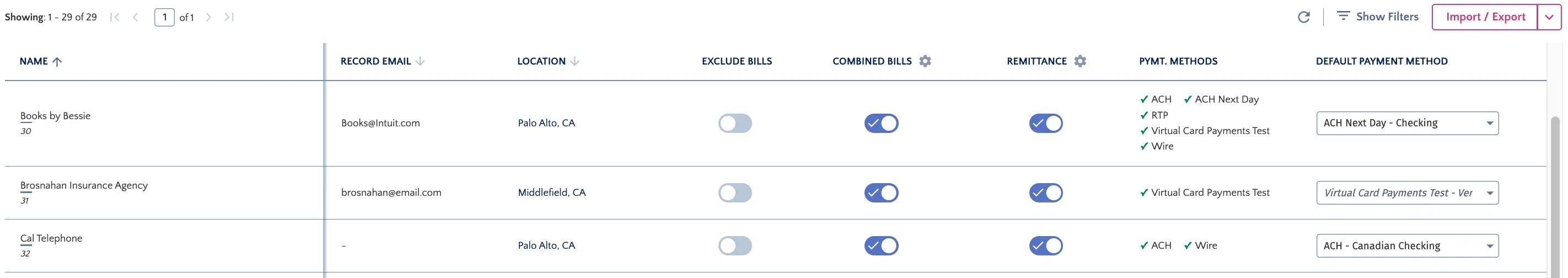 Updated Toggles
