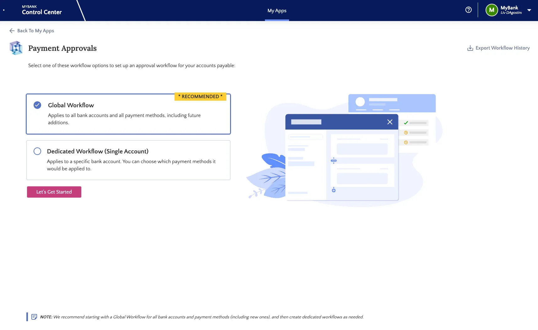 Select Workflow