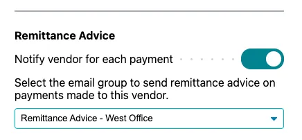 Change your Default Remittance