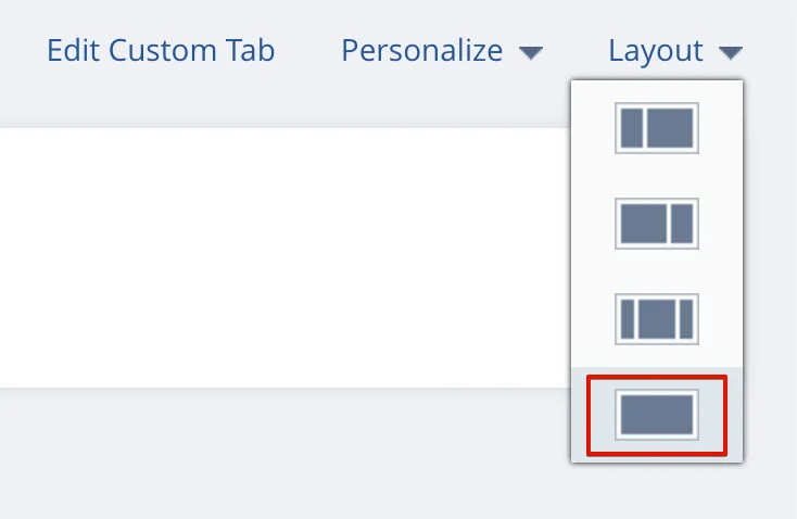Select Layout Select Layout