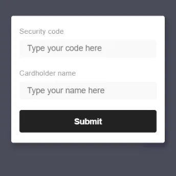 modal input modal input