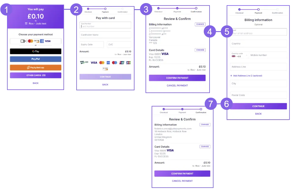 web payments edit billing address