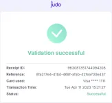 validation successful page validation successful page