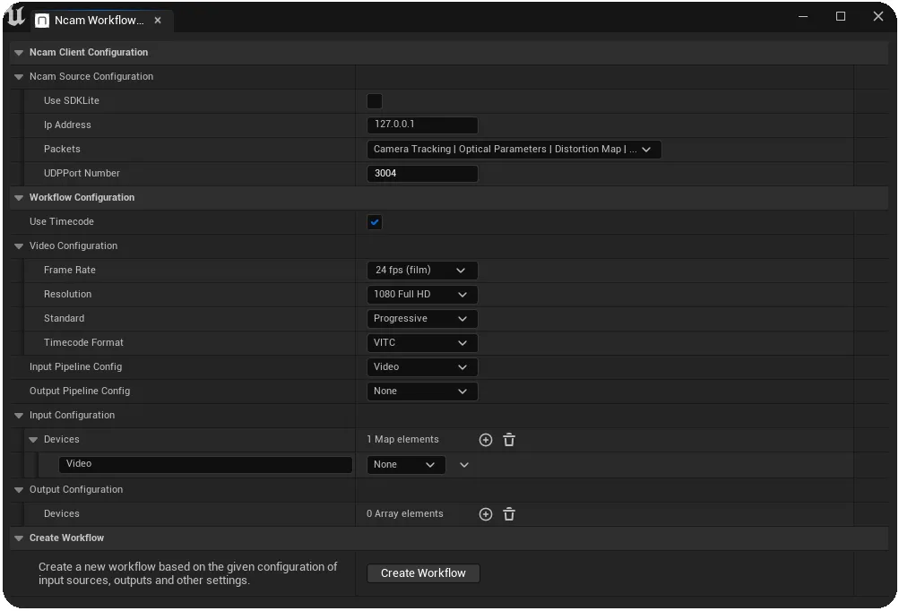 Workflow Wizard Window Workflow Wizard Window